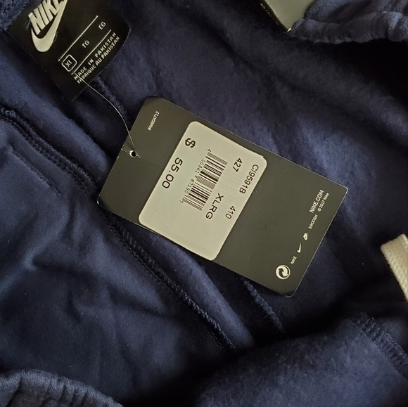 Nike Jogger Sweatpants Navy Blue Size XL NWT - Picture 4 of 4